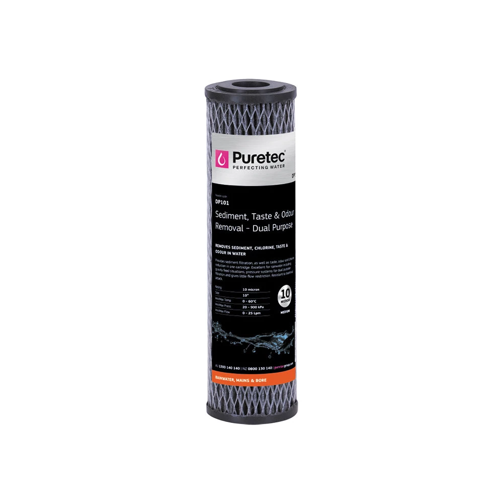Puretec Carbon Filter Cartridges Puretec DP Series Dual Purpose Cartridges 4 Puretec Carbon Filter Cartridges Puretec DP Series Dual Purpose Cartridges