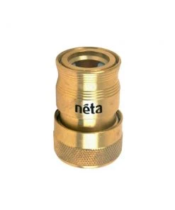 Neta Brass Click On To Hose Adaptor