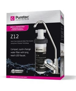Puretec Z1 Series Quick-Twist Filter System With Faucet Mains Water Undersink Systems