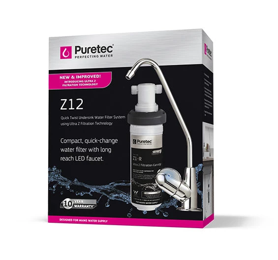 Puretec Z1 Series Quick-Twist Filter System With Faucet Mains Water Undersink Systems 3 Puretec Z1 Series Quick-Twist Filter System With Faucet Mains Water Undersink Systems