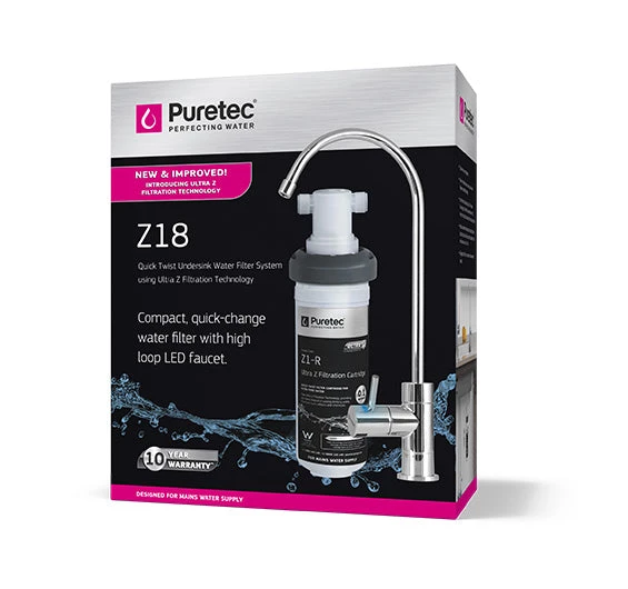 Puretec Z1 Series Quick-Twist Filter System With Faucet Mains Water Undersink Systems 5 Puretec Z1 Series Quick-Twist Filter System With Faucet Mains Water Undersink Systems