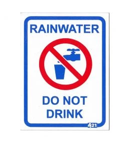 Dural Irrigation Rainwater Signage