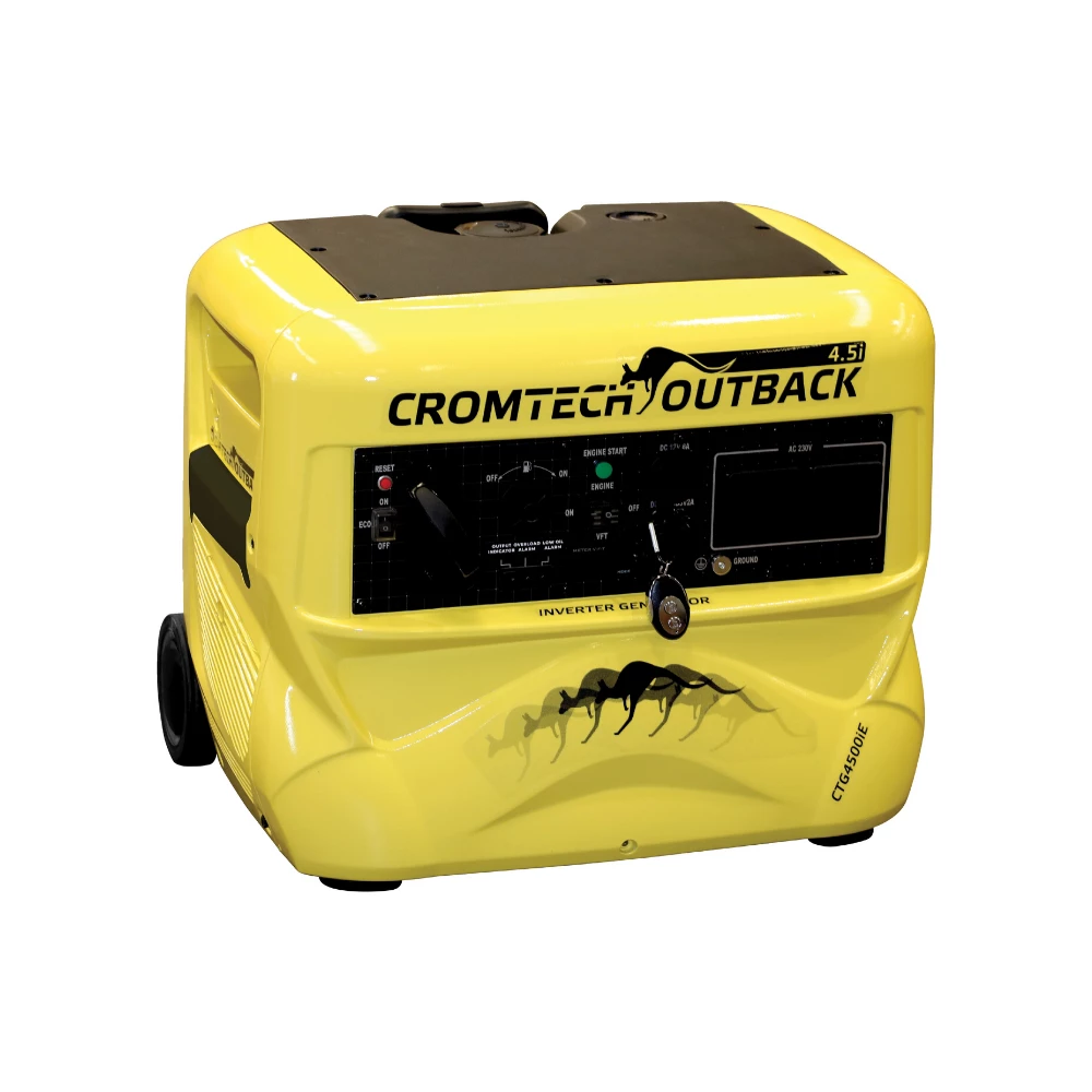 Crommelins Machinery Portable Power Sources Cromtech Outback Inverter Generator 4.5kw 3 Crommelins Machinery Portable Power Sources Cromtech Outback Inverter Generator 4.5kw