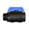 Hansen Plastic Full Flow Ball Valve MF (Blue Handle) 2 Hansen Plastic Full Flow Ball Valve MF (Blue Handle)