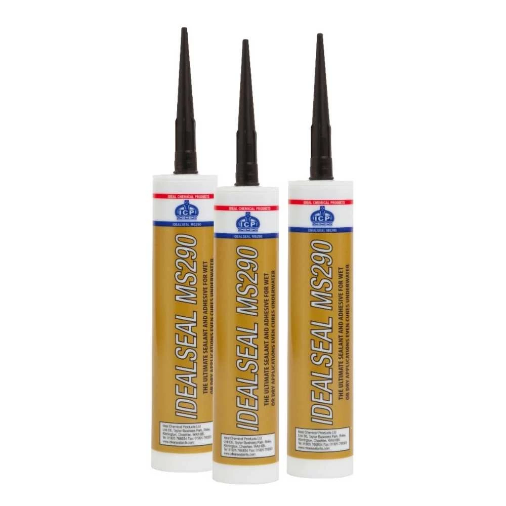 PondMax Pond Accessories IdealSeal MS290 Black Wet Dry & Underwater Adhesive Sealant 3 PondMax Pond Accessories IdealSeal MS290 Black Wet Dry & Underwater Adhesive Sealant