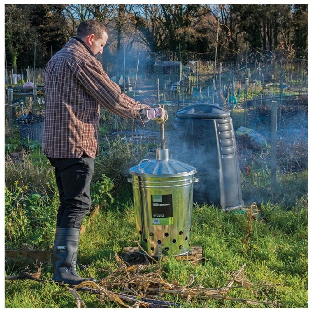 Draper Galvanised Garden Incinerator Garden Tools 6 Draper Galvanised Garden Incinerator Garden Tools