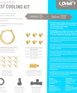 Mist Cooling Systems Orbit Arizona Brass Misting Nozzles