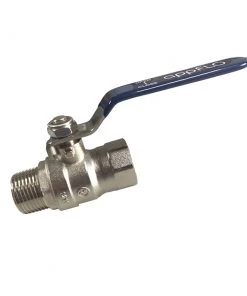 AAP Industries Nickel Coated Brass M X F Ball Valves