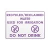HR Products Recycled Water Products Recycled Water Signage