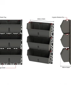 Vertical Garden Systems Atlantis Gro-Wall Slimline Vertical Garden System