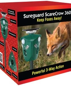 Animal & Pest Repellants Sureguard Scarecrow 360° Flashing Fox Repellant