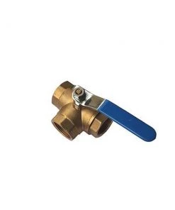 AAP Industries Brass 3-Way Ball Valve Ball Valves