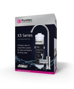 Puretec X3 Series Undersink Inline System Mains Water Undersink Systems